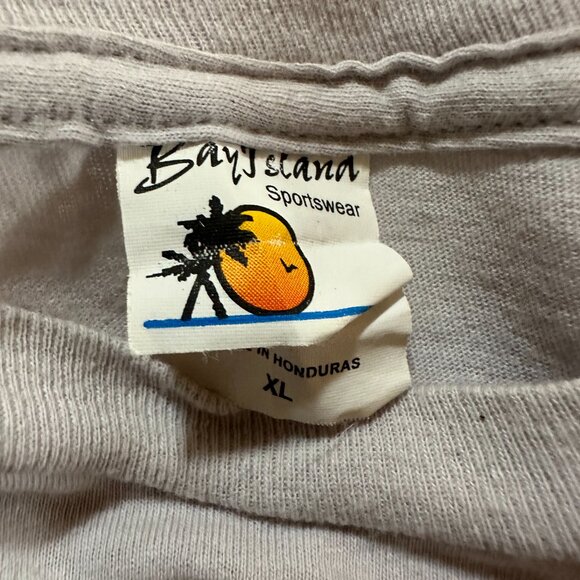 Linkin Park A Thousand Suns Bay Island Sportswear Men's Gray Shirt XL Cotton - Picture 2 of 3